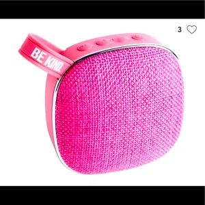 Pink wireless Bluetooth speaker